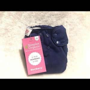 Blueberry Newborn Organic Simplex AIO Diaper